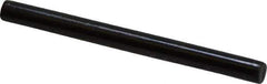 Holo-Krome - 1/8" Diam x 1-1/2" Pin Length Grade 8 Alloy Steel Standard Dowel Pin - Black Luster Finish, C 47-58 & C 60 (Surface) Hardness, 1 Beveled & 1 Rounded End - Eagle Tool & Supply