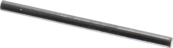 Holo-Krome - 1/8" Diam x 2" Pin Length Grade 8 Alloy Steel Standard Dowel Pin - Black Luster Finish, C 47-58 & C 60 (Surface) Hardness, 1 Beveled & 1 Rounded End - Eagle Tool & Supply