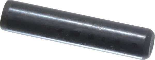 Holo-Krome - 3/16" Diam x 7/8" Pin Length Grade 8 Alloy Steel Standard Dowel Pin - Black Luster Finish, C 47-58 & C 60 (Surface) Hardness, 1 Beveled & 1 Rounded End - Eagle Tool & Supply