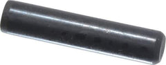 Holo-Krome - 3/16" Diam x 7/8" Pin Length Grade 8 Alloy Steel Standard Dowel Pin - Black Luster Finish, C 47-58 & C 60 (Surface) Hardness, 1 Beveled & 1 Rounded End - Eagle Tool & Supply