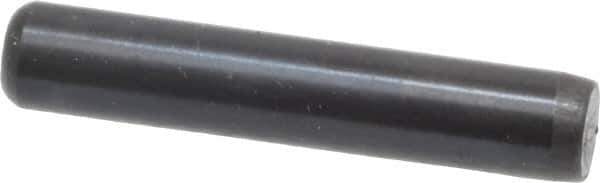 Holo-Krome - 3/16" Diam x 1" Pin Length Grade 8 Alloy Steel Standard Dowel Pin - Black Luster Finish, C 47-58 & C 60 (Surface) Hardness, 1 Beveled & 1 Rounded End - Eagle Tool & Supply
