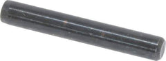 Holo-Krome - 3/16" Diam x 1-1/4" Pin Length Grade 8 Alloy Steel Standard Dowel Pin - Black Luster Finish, C 47-58 & C 60 (Surface) Hardness, 1 Beveled & 1 Rounded End - Eagle Tool & Supply