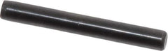 Holo-Krome - 3/16" Diam x 1-1/2" Pin Length Grade 8 Alloy Steel Standard Dowel Pin - Black Luster Finish, C 47-58 & C 60 (Surface) Hardness, 1 Beveled & 1 Rounded End - Eagle Tool & Supply