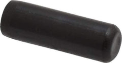 Holo-Krome - 1/4" Diam x 3/4" Pin Length Grade 8 Alloy Steel Standard Dowel Pin - Black Luster Finish, C 47-58 & C 60 (Surface) Hardness, 1 Beveled & 1 Rounded End - Eagle Tool & Supply
