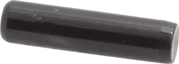 Holo-Krome - 1/4" Diam x 1" Pin Length Grade 8 Alloy Steel Standard Dowel Pin - Black Luster Finish, C 47-58 & C 60 (Surface) Hardness, 1 Beveled & 1 Rounded End - Eagle Tool & Supply