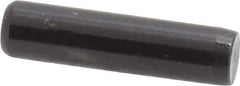 Holo-Krome - 1/4" Diam x 1" Pin Length Grade 8 Alloy Steel Standard Dowel Pin - Black Luster Finish, C 47-58 & C 60 (Surface) Hardness, 1 Beveled & 1 Rounded End - Eagle Tool & Supply