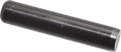 Holo-Krome - 1/4" Diam x 1-1/4" Pin Length Grade 8 Alloy Steel Standard Dowel Pin - Black Luster Finish, C 47-58 & C 60 (Surface) Hardness, 1 Beveled & 1 Rounded End - Eagle Tool & Supply