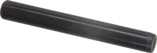 Holo-Krome - 1/4" Diam x 2" Pin Length Grade 8 Alloy Steel Standard Dowel Pin - Black Luster Finish, C 47-58 & C 60 (Surface) Hardness, 1 Beveled & 1 Rounded End - Eagle Tool & Supply