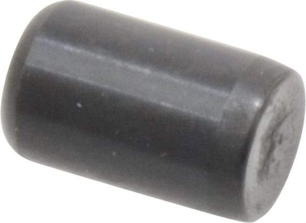 Holo-Krome - 5/16" Diam x 1/2" Pin Length Grade 8 Alloy Steel Standard Dowel Pin - Black Luster Finish, C 47-58 & C 60 (Surface) Hardness, 1 Beveled & 1 Rounded End - Eagle Tool & Supply