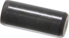 Holo-Krome - 5/16" Diam x 3/4" Pin Length Grade 8 Alloy Steel Standard Dowel Pin - Black Luster Finish, C 47-58 & C 60 (Surface) Hardness, 1 Beveled & 1 Rounded End - Eagle Tool & Supply