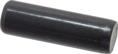 Holo-Krome - 5/16" Diam x 1" Pin Length Grade 8 Alloy Steel Standard Dowel Pin - Black Luster Finish, C 47-58 & C 60 (Surface) Hardness, 1 Beveled & 1 Rounded End - Eagle Tool & Supply