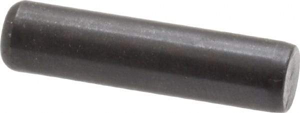 Holo-Krome - 5/16" Diam x 1-1/4" Pin Length Grade 8 Alloy Steel Standard Dowel Pin - Black Luster Finish, C 47-58 & C 60 (Surface) Hardness, 1 Beveled & 1 Rounded End - Eagle Tool & Supply