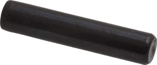 Holo-Krome - 5/16" Diam x 1-1/2" Pin Length Grade 8 Alloy Steel Standard Dowel Pin - Black Luster Finish, C 47-58 & C 60 (Surface) Hardness, 1 Beveled & 1 Rounded End - Eagle Tool & Supply