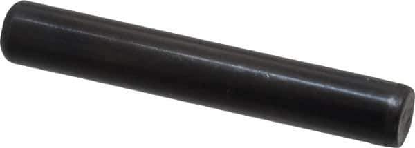 Holo-Krome - 5/16" Diam x 2" Pin Length Grade 8 Alloy Steel Standard Dowel Pin - Black Luster Finish, C 47-58 & C 60 (Surface) Hardness, 1 Beveled & 1 Rounded End - Eagle Tool & Supply