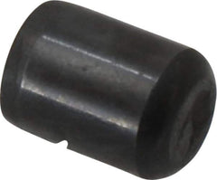 Holo-Krome - 3/8" Diam x 1/2" Pin Length Grade 8 Alloy Steel Standard Dowel Pin - Black Luster Finish, C 47-58 & C 60 (Surface) Hardness, 1 Beveled & 1 Rounded End - Eagle Tool & Supply