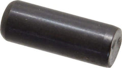 Holo-Krome - 3/8" Diam x 1" Pin Length Grade 8 Alloy Steel Standard Dowel Pin - Black Luster Finish, C 47-58 & C 60 (Surface) Hardness, 1 Beveled & 1 Rounded End - Eagle Tool & Supply