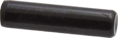 Holo-Krome - 3/8" Diam x 1-1/2" Pin Length Grade 8 Alloy Steel Standard Dowel Pin - Black Luster Finish, C 47-58 & C 60 (Surface) Hardness, 1 Beveled & 1 Rounded End - Eagle Tool & Supply