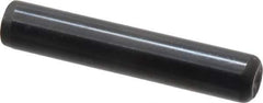 Holo-Krome - 3/8" Diam x 2" Pin Length Grade 8 Alloy Steel Standard Dowel Pin - Black Luster Finish, C 47-58 & C 60 (Surface) Hardness, 1 Beveled & 1 Rounded End - Eagle Tool & Supply