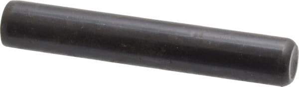 Holo-Krome - 3/8" Diam x 2-1/4" Pin Length Grade 8 Alloy Steel Standard Dowel Pin - Black Luster Finish, C 47-58 & C 60 (Surface) Hardness, 1 Beveled & 1 Rounded End - Eagle Tool & Supply