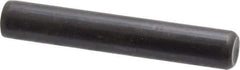 Holo-Krome - 3/8" Diam x 2-1/4" Pin Length Grade 8 Alloy Steel Standard Dowel Pin - Black Luster Finish, C 47-58 & C 60 (Surface) Hardness, 1 Beveled & 1 Rounded End - Eagle Tool & Supply