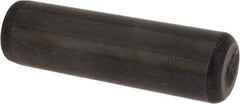 Holo-Krome - 7/16" Diam x 1-1/2" Pin Length Grade 8 Alloy Steel Standard Dowel Pin - Black Luster Finish, C 47-58 & C 60 (Surface) Hardness, 1 Beveled & 1 Rounded End - Eagle Tool & Supply