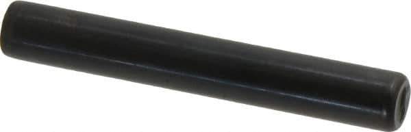 Holo-Krome - 7/16" Diam x 3" Pin Length Grade 8 Alloy Steel Standard Dowel Pin - Black Luster Finish, C 47-58 & C 60 (Surface) Hardness, 1 Beveled & 1 Rounded End - Eagle Tool & Supply