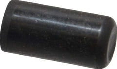 Holo-Krome - 1/2" Diam x 1" Pin Length Grade 8 Alloy Steel Standard Dowel Pin - Black Luster Finish, C 47-58 & C 60 (Surface) Hardness, 1 Beveled & 1 Rounded End - Eagle Tool & Supply