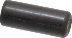 Holo-Krome - 1/2" Diam x 1-1/4" Pin Length Grade 8 Alloy Steel Standard Dowel Pin - Black Luster Finish, C 47-58 & C 60 (Surface) Hardness, 1 Beveled & 1 Rounded End - Eagle Tool & Supply