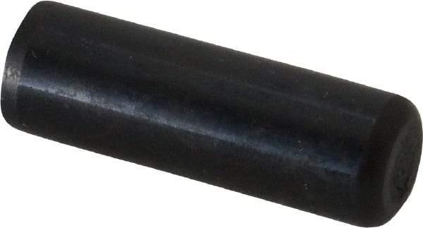Holo-Krome - 1/2" Diam x 1-1/2" Pin Length Grade 8 Alloy Steel Standard Dowel Pin - Black Luster Finish, C 47-58 & C 60 (Surface) Hardness, 1 Beveled & 1 Rounded End - Eagle Tool & Supply
