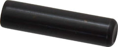 Holo-Krome - 1/2" Diam x 2" Pin Length Grade 8 Alloy Steel Standard Dowel Pin - Black Luster Finish, C 47-58 & C 60 (Surface) Hardness, 1 Beveled & 1 Rounded End - Eagle Tool & Supply