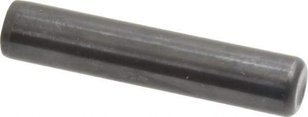 Holo-Krome - 1/2" Diam x 2-1/2" Pin Length Grade 8 Alloy Steel Standard Dowel Pin - Black Luster Finish, C 47-58 & C 60 (Surface) Hardness, 1 Beveled & 1 Rounded End - Eagle Tool & Supply