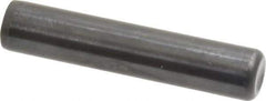 Holo-Krome - 1/2" Diam x 2-1/2" Pin Length Grade 8 Alloy Steel Standard Dowel Pin - Black Luster Finish, C 47-58 & C 60 (Surface) Hardness, 1 Beveled & 1 Rounded End - Eagle Tool & Supply