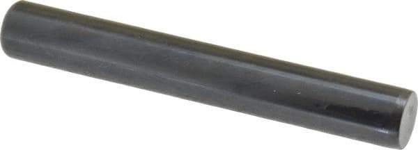 Holo-Krome - 1/2" Diam x 3-1/2" Pin Length Grade 8 Alloy Steel Standard Dowel Pin - Black Luster Finish, C 47-58 & C 60 (Surface) Hardness, 1 Beveled & 1 Rounded End - Eagle Tool & Supply