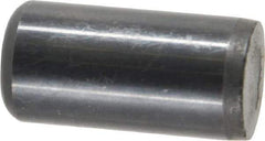 Holo-Krome - 5/8" Diam x 1-1/4" Pin Length Grade 8 Alloy Steel Standard Dowel Pin - Black Luster Finish, C 47-58 & C 60 (Surface) Hardness, 1 Beveled & 1 Rounded End - Eagle Tool & Supply