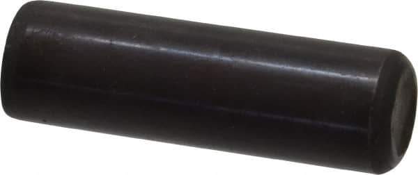 Holo-Krome - 5/8" Diam x 2" Pin Length Grade 8 Alloy Steel Standard Dowel Pin - Black Luster Finish, C 47-58 & C 60 (Surface) Hardness, 1 Beveled & 1 Rounded End - Eagle Tool & Supply