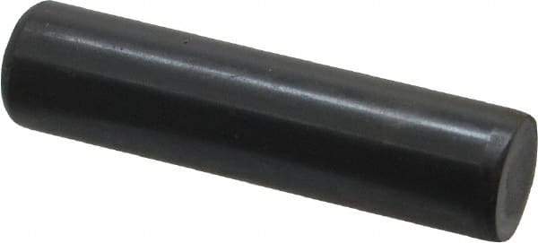 Holo-Krome - 5/8" Diam x 2-1/2" Pin Length Grade 8 Alloy Steel Standard Dowel Pin - Black Luster Finish, C 47-58 & C 60 (Surface) Hardness, 1 Beveled & 1 Rounded End - Eagle Tool & Supply