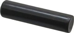 Holo-Krome - 5/8" Diam x 2-1/2" Pin Length Grade 8 Alloy Steel Standard Dowel Pin - Black Luster Finish, C 47-58 & C 60 (Surface) Hardness, 1 Beveled & 1 Rounded End - Eagle Tool & Supply