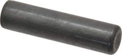 Holo-Krome - 3/4" Diam x 3" Pin Length Grade 8 Alloy Steel Standard Dowel Pin - Black Luster Finish, C 47-58 & C 60 (Surface) Hardness, 1 Beveled & 1 Rounded End - Eagle Tool & Supply