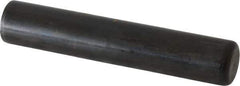 Holo-Krome - 3/4" Diam x 4" Pin Length Grade 8 Alloy Steel Standard Dowel Pin - Black Luster Finish, C 47-58 & C 60 (Surface) Hardness, 1 Beveled & 1 Rounded End - Eagle Tool & Supply
