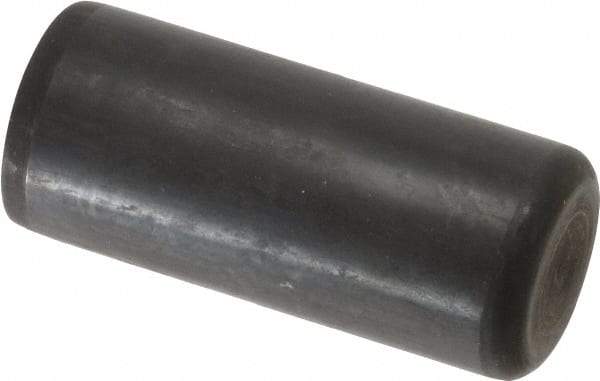 Holo-Krome - 7/8" Diam x 2" Pin Length Grade 8 Alloy Steel Standard Dowel Pin - Black Luster Finish, C 47-58 & C 60 (Surface) Hardness, 1 Beveled & 1 Rounded End - Eagle Tool & Supply