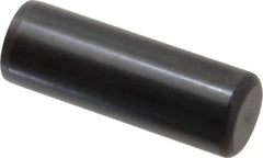 Holo-Krome - 7/8" Diam x 2-1/2" Pin Length Grade 8 Alloy Steel Standard Dowel Pin - Black Luster Finish, C 47-58 & C 60 (Surface) Hardness, 1 Beveled & 1 Rounded End - Eagle Tool & Supply
