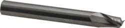 OSG - 5/16", 7/16" LOC, 5/16" Shank Diam, 2-1/2" OAL, 2 Flute, Solid Carbide Square End Mill - Single End, Uncoated, Spiral Flute, 30° Helix, Centercutting, Right Hand Cut, Right Hand Flute, Series 2021 - Eagle Tool & Supply