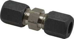 Made in USA - 3/8" OD, Grade 316Stainless Steel Union - -75 to 750°F, 5/8" Hex, Comp x Comp Ends - Eagle Tool & Supply