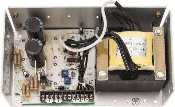 Sola/Hevi-Duty - 60 Watt, 12 Amp, 100 VAC, 120 VAC, 220 VAC, 230 VAC, 240 VAC Input, 5 VDC Output, Power Supply - Screw Terminal Connection, 1 Output, 9 Inch Wide x 2-3/4 Inch Deep x 4.87 Inch High, 32 to 122°F - Eagle Tool & Supply