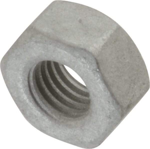 Armor Coat - 1/4-28 UNF Steel Right Hand Hex Nut - 7/16" Across Flats, 7/32" High, Armor Coat Finish - Eagle Tool & Supply