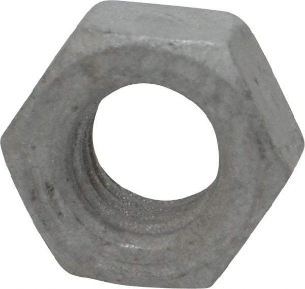 Armor Coat - 5/16-18 UNC Steel Right Hand Hex Nut - 1/2" Across Flats, 17/64" High, Armor Coat Finish - Eagle Tool & Supply