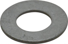 Armor Coat - 7/16" Screw, Grade 8 Alloy Steel SAE Flat Washer - 15/32" ID x 59/64" OD, 0.05" Thick - Eagle Tool & Supply