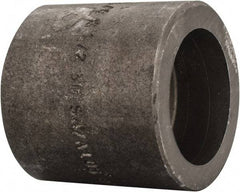 Made in USA - Size 3/4 x 1/2", Class 3,000, Forged Carbon Steel Black Pipe Reducing Coupling - 3,000 psi, Socket Weld End Connection - Eagle Tool & Supply