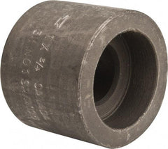 Made in USA - Size 1 x 3/4", Class 3,000, Forged Carbon Steel Black Pipe Reducing Coupling - 3,000 psi, Socket Weld End Connection - Eagle Tool & Supply
