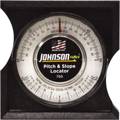 Johnson Level & Tool - (4) 90° Measuring Range, Protractor - Accuracy Up to 0.30° - Eagle Tool & Supply